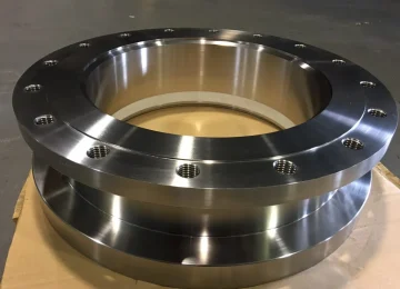 Large flange of an ATN swivel joint