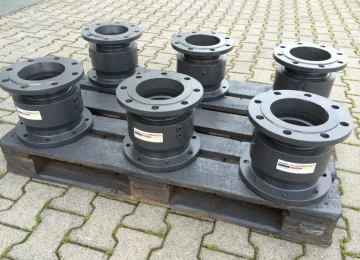 Coated ATN swivel joints on a pallet