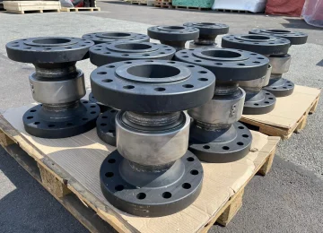 Black-coated ATN flanged swivel joints