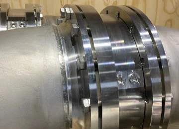 ATN swivel joint on a stainless steel pipe