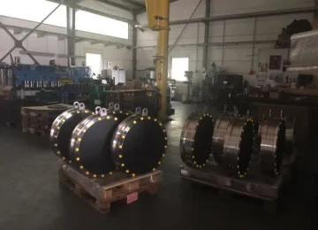 ATN swivel joints in the production hall