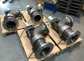 ATN swivel joint elbows on pallets