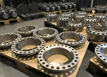Flanged swivel joints in production