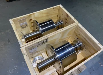 ATN rotary unions in transport crates